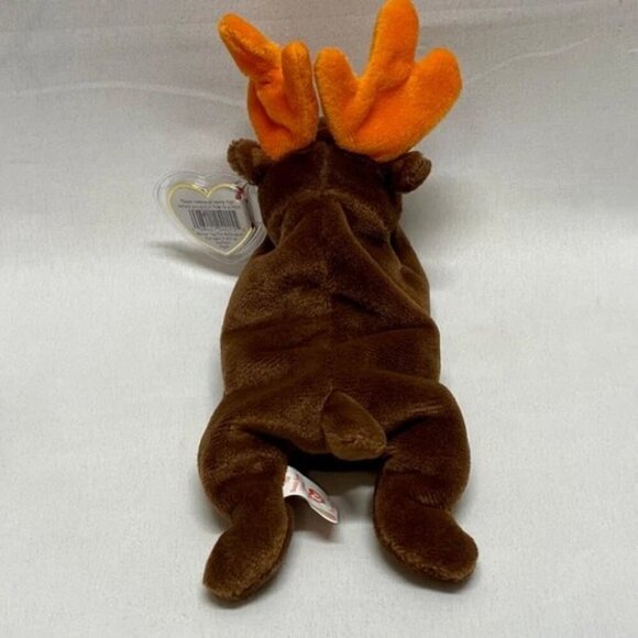 Ty Beanie Baby Original Chocolate 1993 Retired P .E. Pellets Error Red Stamp 205 - Picture 11 of 16